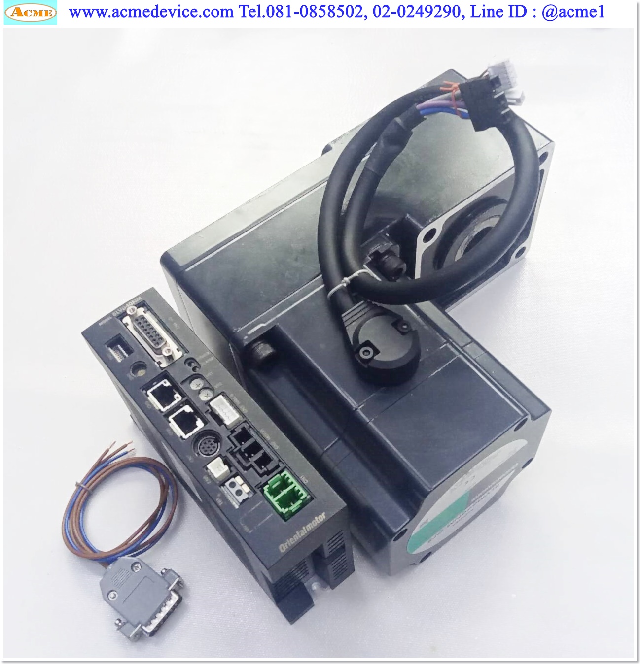 Brushless DC Drive Oriental รุ่น BLVD40NM & Motor BLVM640NM-GFS + Gear GFS6G20FR, 400W