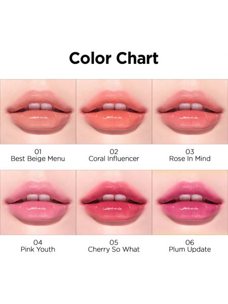 ลิปเพริเพร่า Peripera Lip Set (2pcs) Ink Mood Glowy Tint + Heart Lip Balm