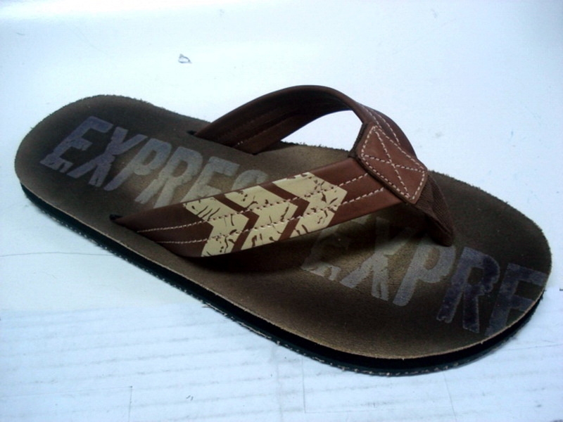 Leather sandals without backstrap (men)
