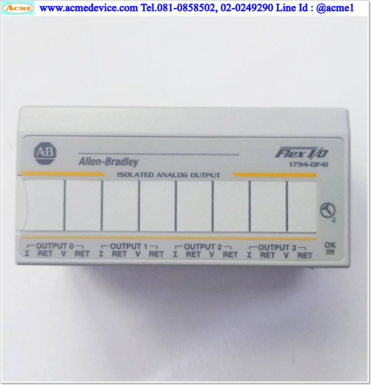 PLC Allen-Bradley รุ่น 1794-OF4I, Flex I/O Isolated Analog Output