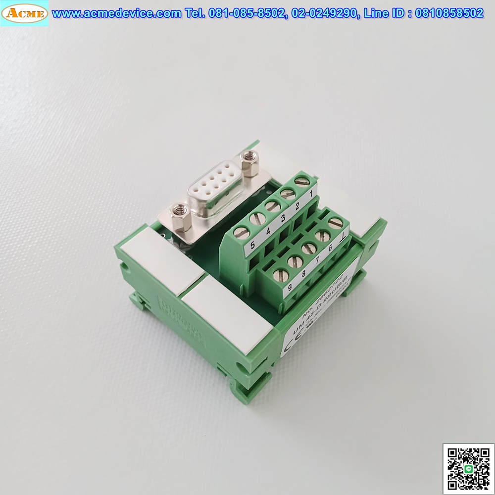 Terminal Block Phoenix Contact รุ่น UM45-D9SUB/B, 2962722