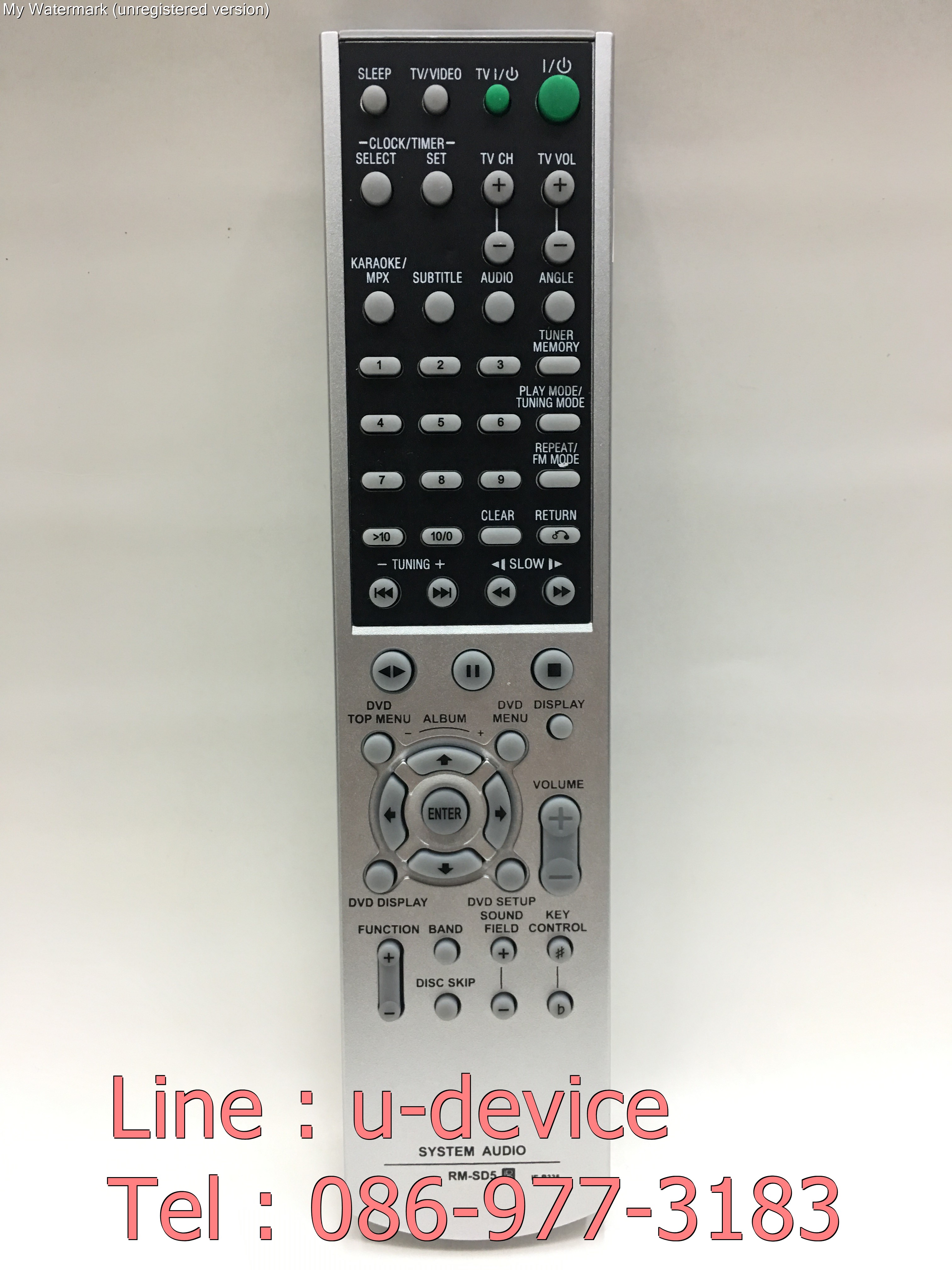 รีโมทชุดคอมโปแบบ2ลำโพง Sony รุ่น SD-5