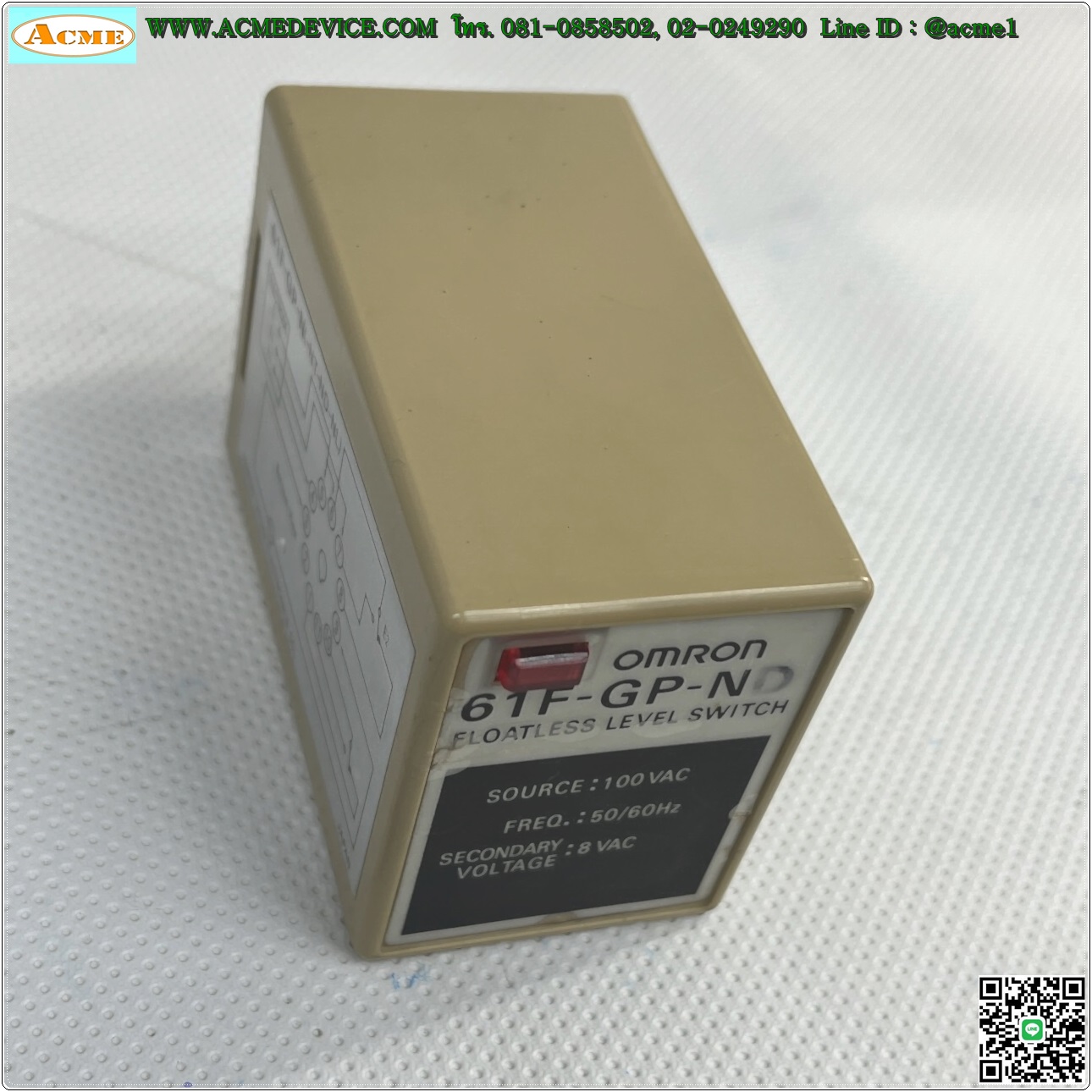 Floatless Level Switch Omron รุ่น 61F-GP-ND, 100Vac