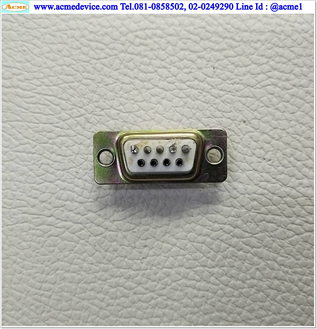 D-SUB รุ่น DB9 (ตัวเมีย-เงิน)