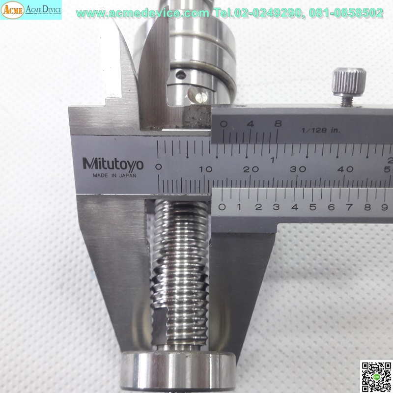 Ball Screw THK รุ่น SX ZR-340, ยาว 129 mm, แกนโต 14 mm, Stroke 39 mm, Pit 2 mm