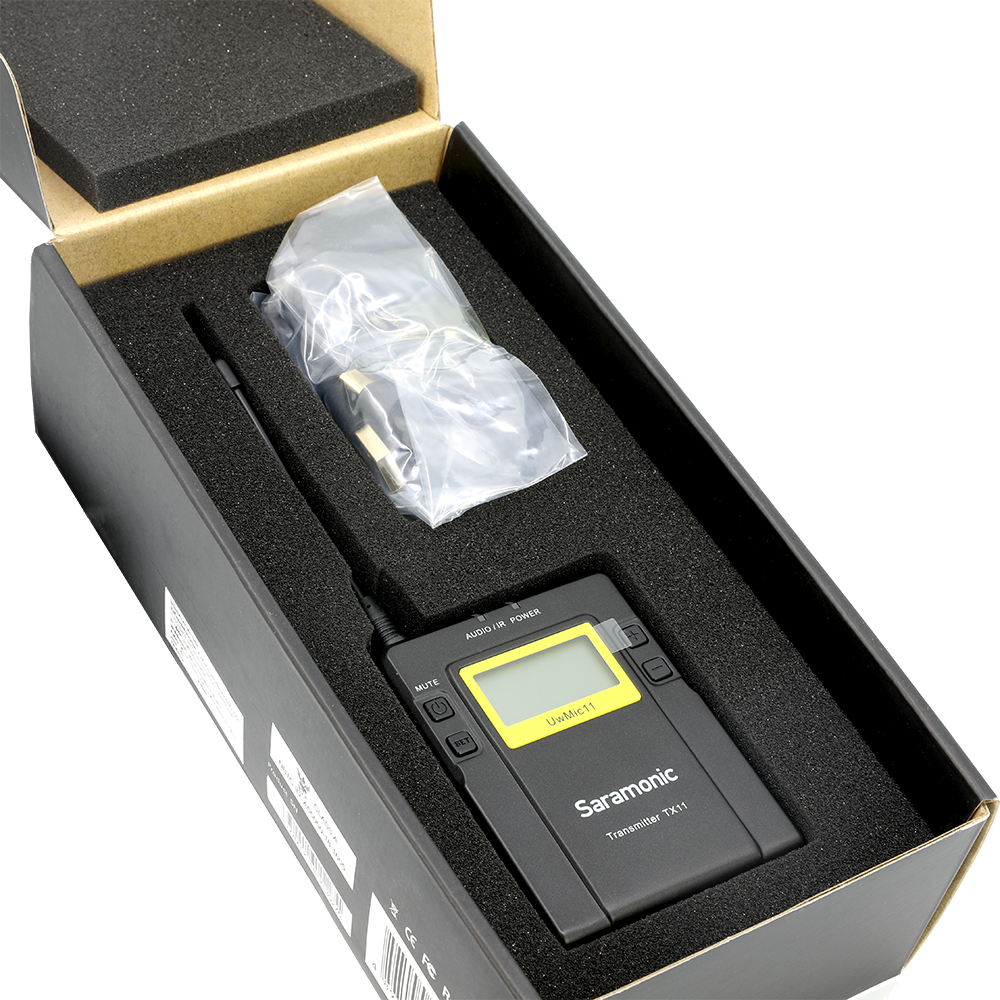 Saramonic Uwmic11TH (TX11) 11-Channel Transmitter Digital UHF Wireless Lavalier Microphone System รับประกันศูนย์ไทย 1 ปี