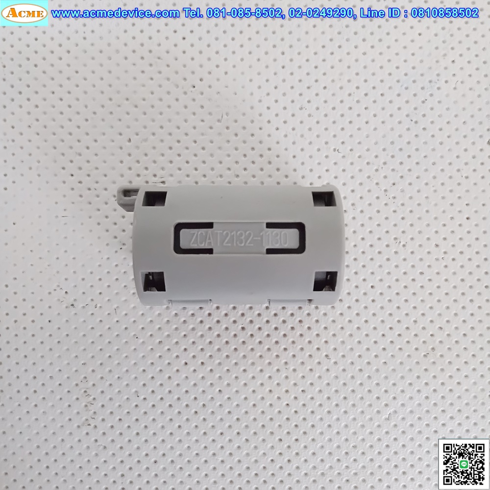 Ferrite Clamp, แกนเฟอร์ไรต์แบบข้อรัด TDK รุ่น ZCAT2132-1130, Dia.11 mm. (มือสอง)