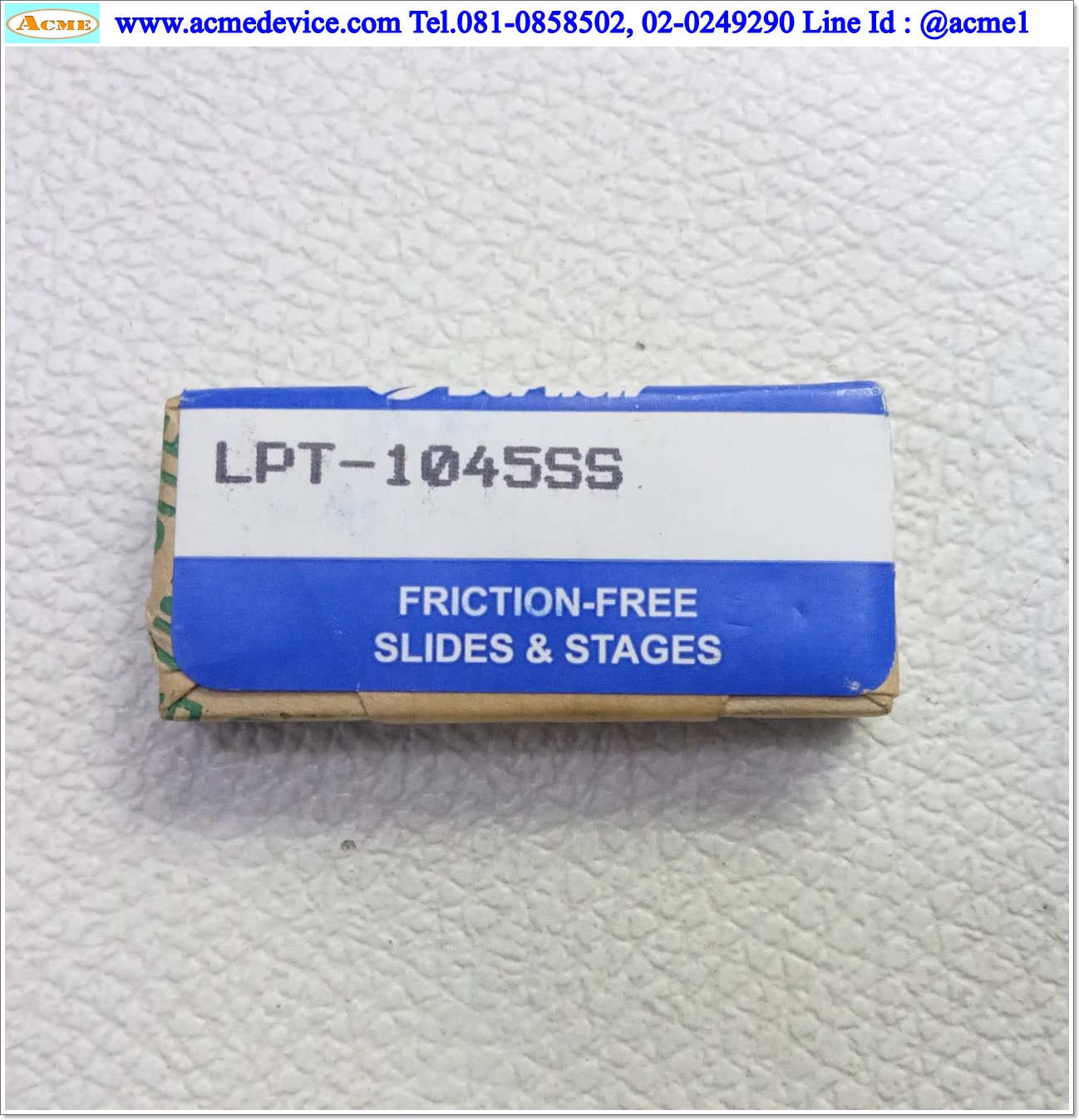 Linear Ball Slide Del-tron รุ่น LPT-1045SS, 20 mm. x 45 mm., Stroke 25 mm.