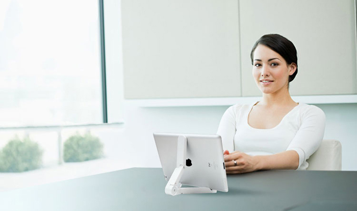 ขาตั้ง Tablet/iPad รองรับสูงสุด 10.1นิ้ว สีดำ