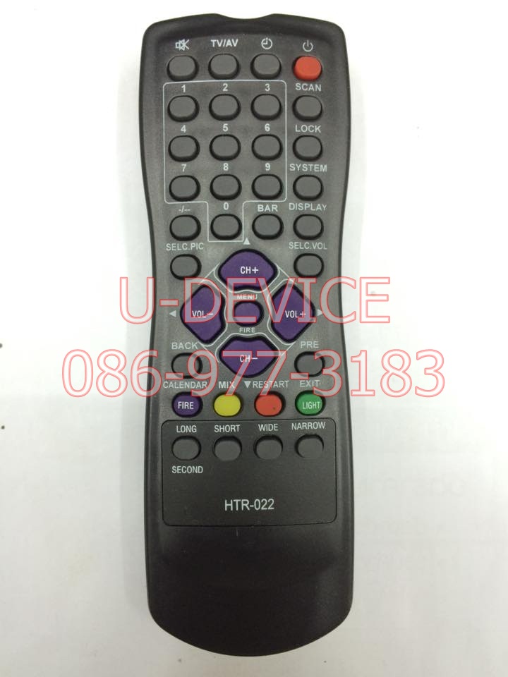 รีโมททีวี Haier รุ่น HTR-022