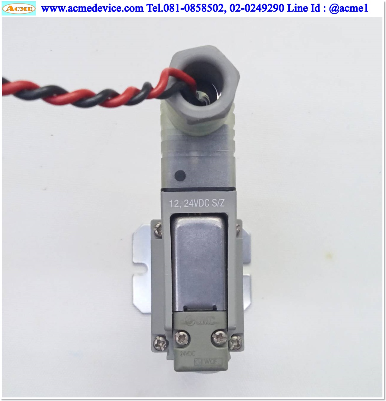 Solenoid Valve SMC รุ่น VP542-5DZ1-03A-F, 3/2, coil 24Vdc