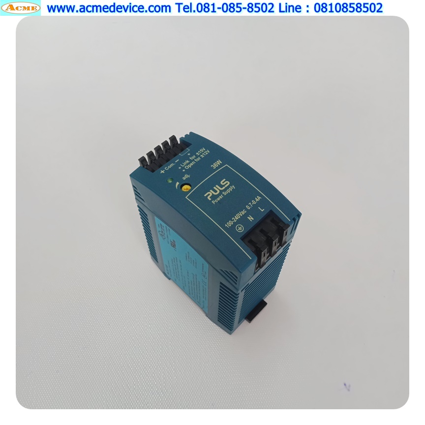 Power Supply Puls รุ่น ML30.106, Output 12V 2A, -12V 2A / 15V 2A, -15V 2A , 36W