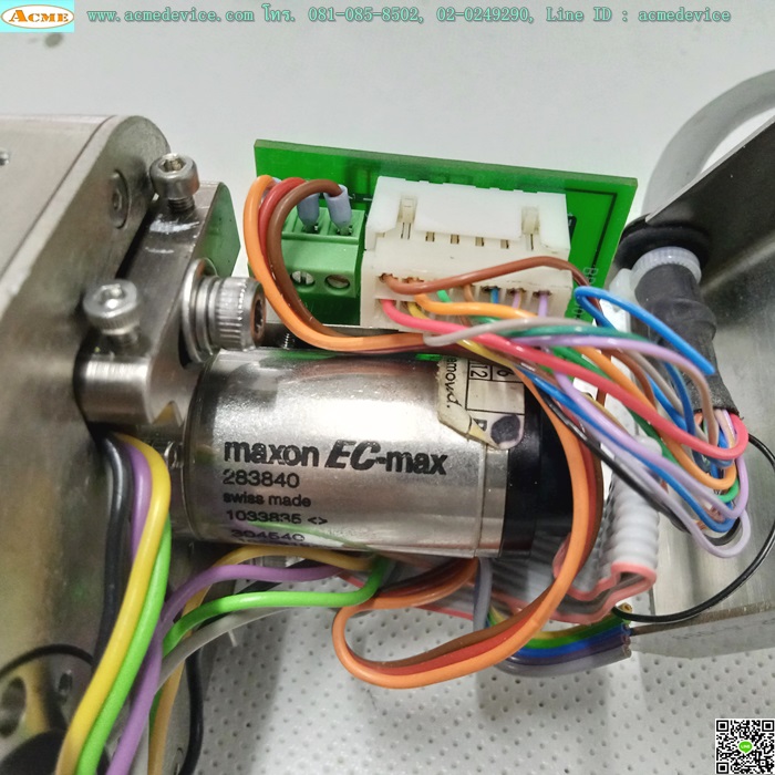 ชุด DC Motor Maxon Swiss made รุ่น 283840 & Gear ESF-5-30-2XH & Rotary Dia 52 mm.