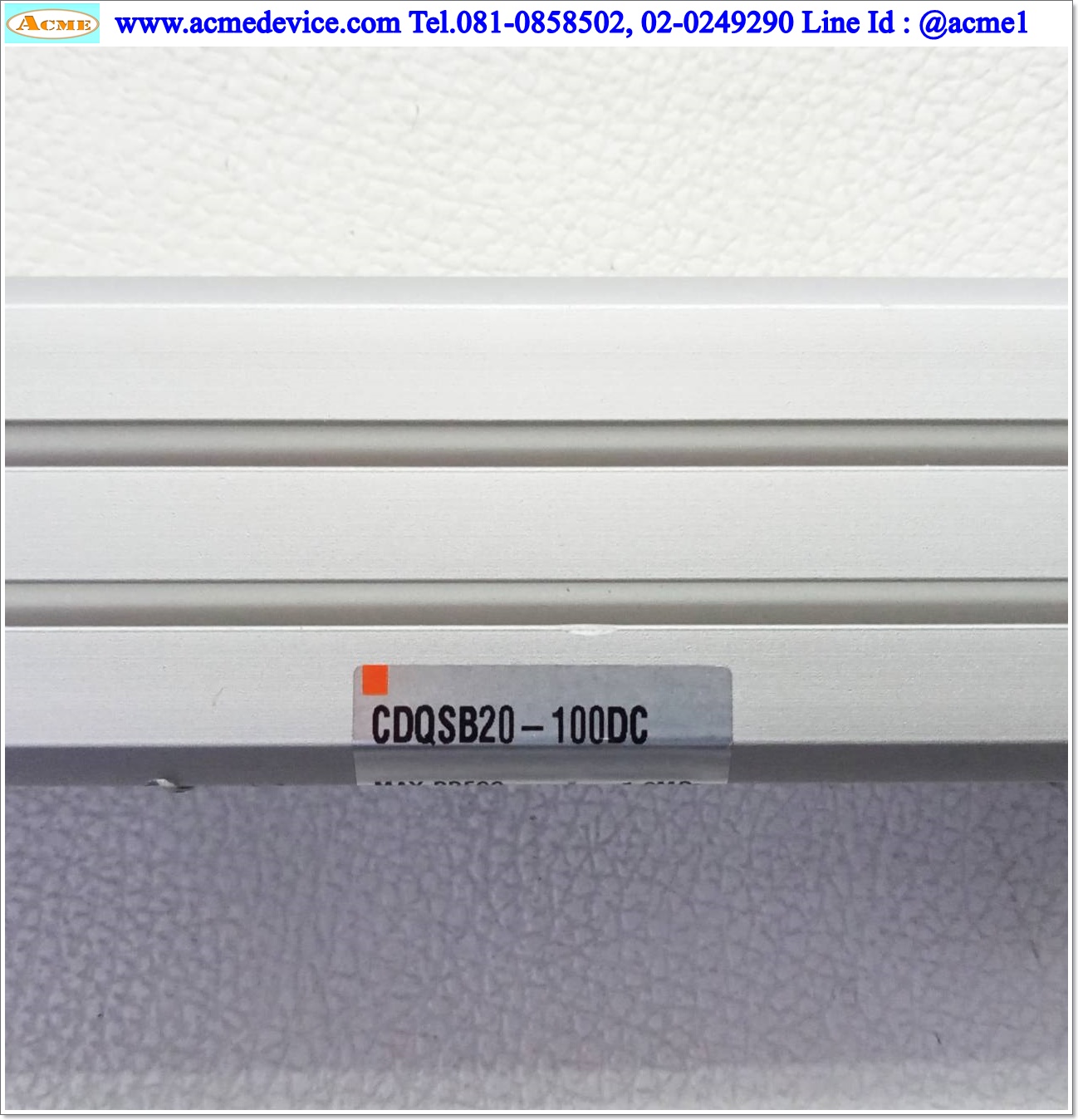 Air Cylinder SMC รุ่น CDQSB20-100DC, Bore 20 mm., Stroke 100 mm.