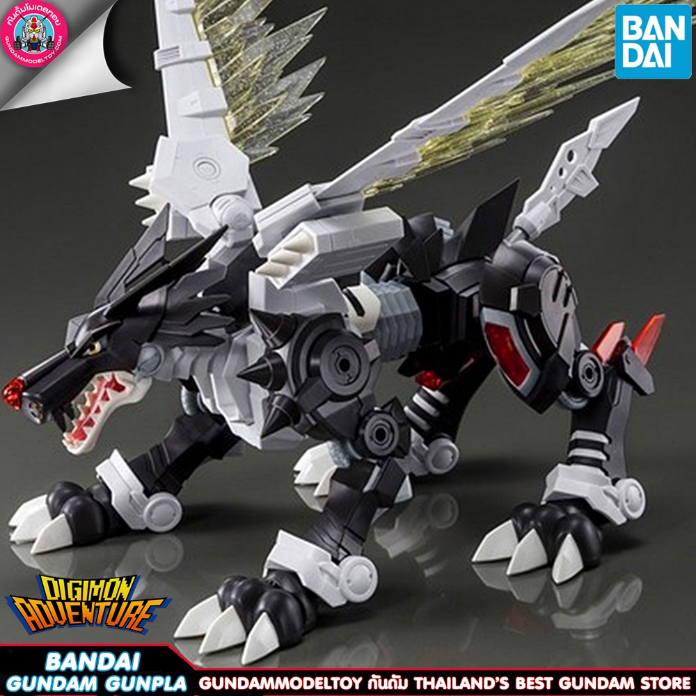 BANDAI ANIME FIGURE-RISE STANDARD AMPLIFIED METALGARURUMON BLACK VERSION โมเดล กันดั้ม กันพลา PS TOYLAND ร้านพีเอสทอยแลนด์