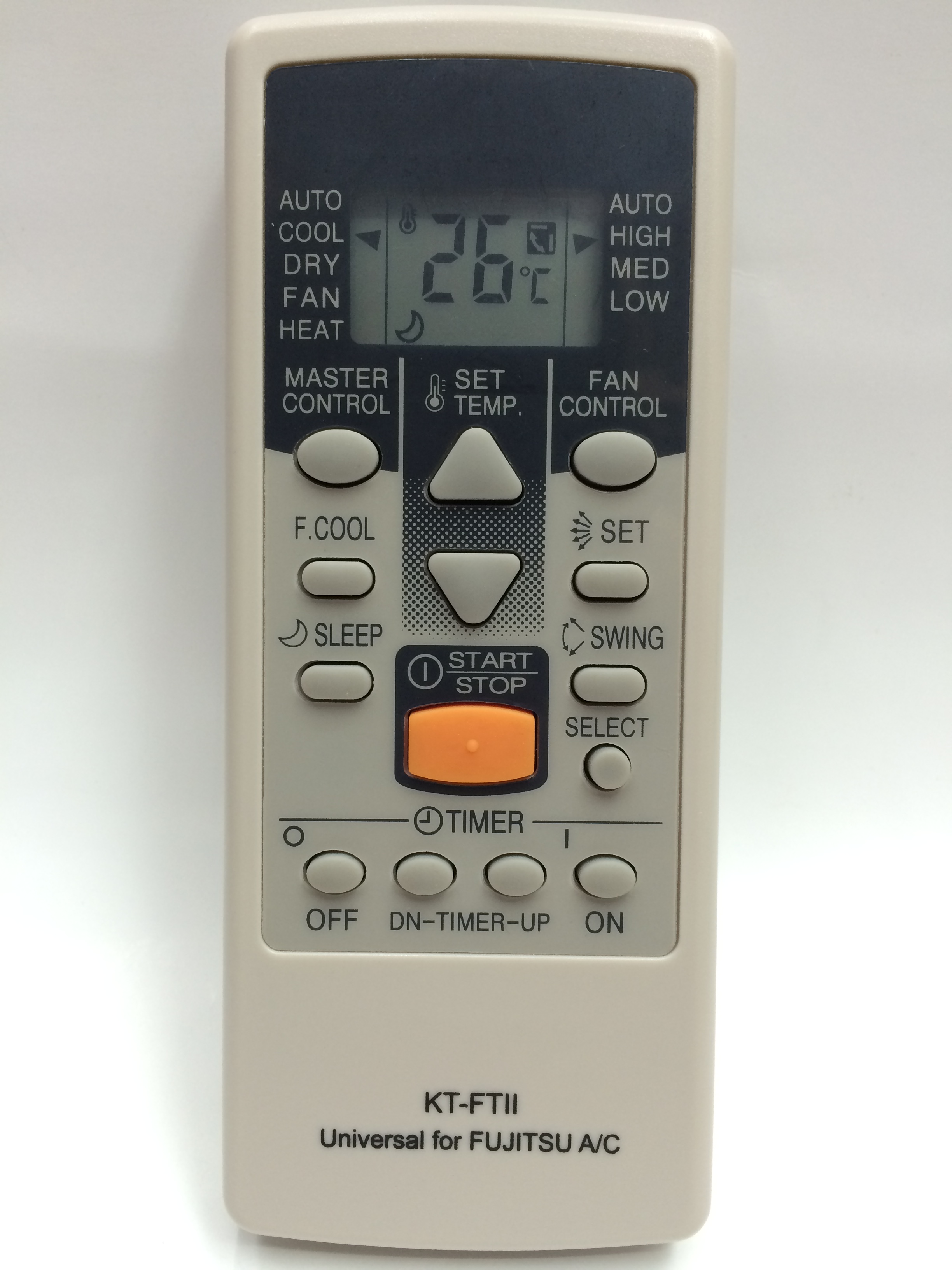 รีโมทแอร์รวม Fujitsu รุ่น KT-FT