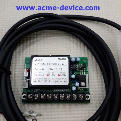 Pressure VALCOM รุ่น VHR3-200AN, VP-A5, 0 to 100kpa, Analog out 0-10V
