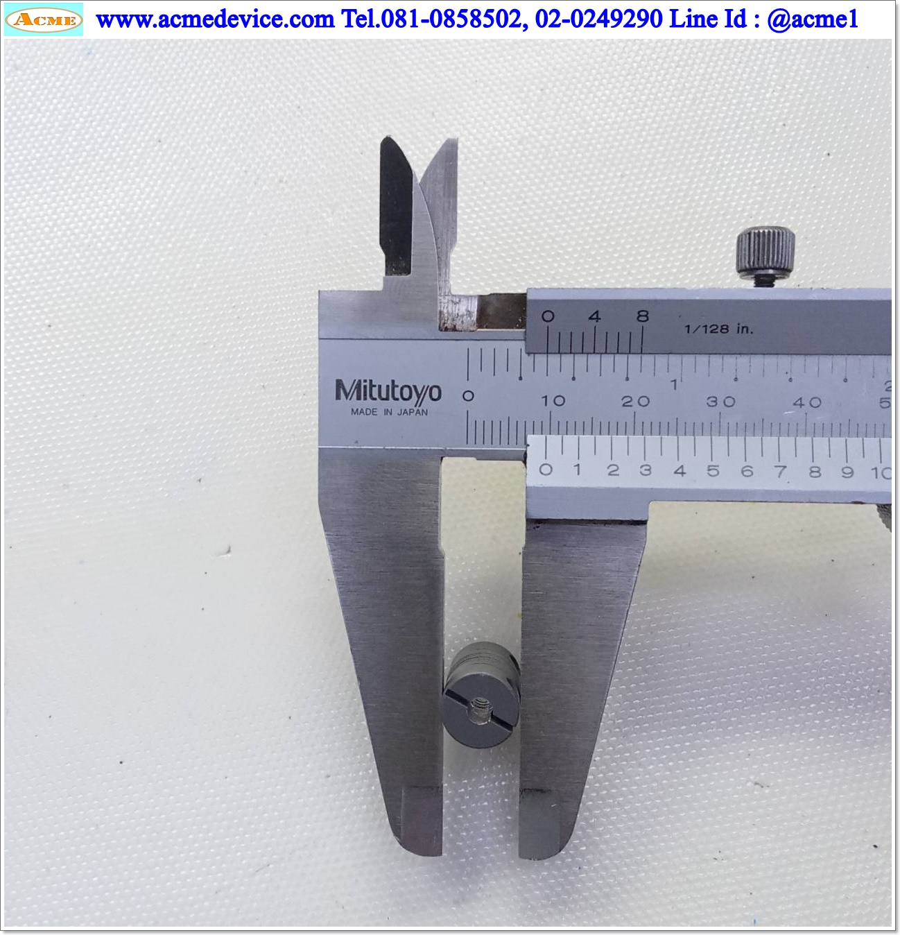 Coupling ขนาด ID 3/3mm, OD 9.5mm, L 15mm