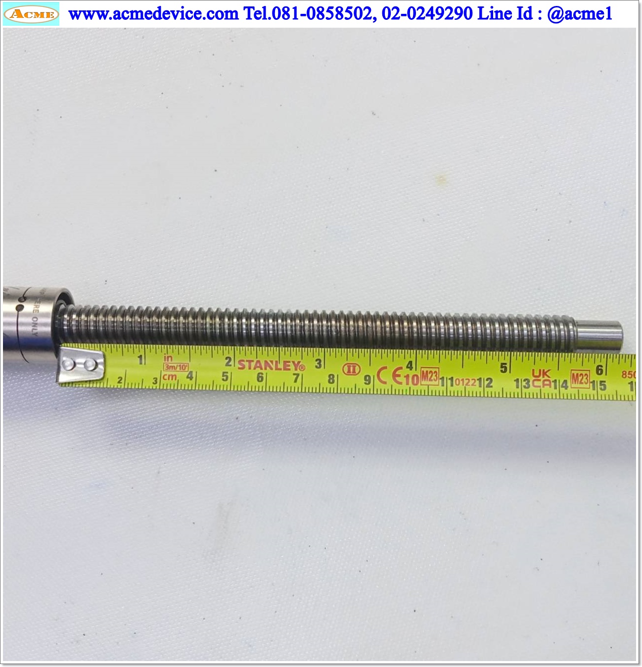 Lead Screw Universal รุ่น 3,977,269, Diameter 1/2", Lead 0.100", Travel 10"