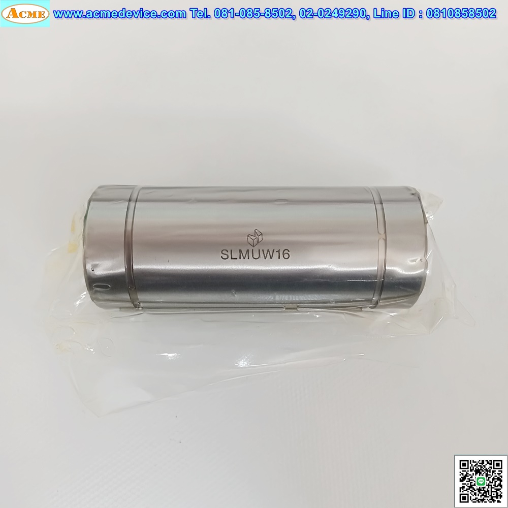 Linear Bushing Misumi รุ่น SLMUW16, Dia 16 mm, OD 28 mm, L 70 mm