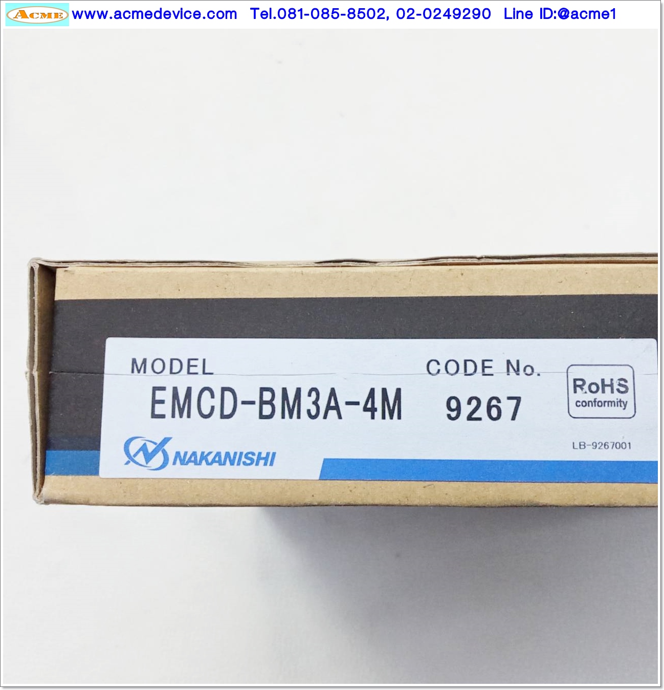 Cable Motor Nakanishi รุ่น EMCD-BM3A-4M, for iSpeed3 series