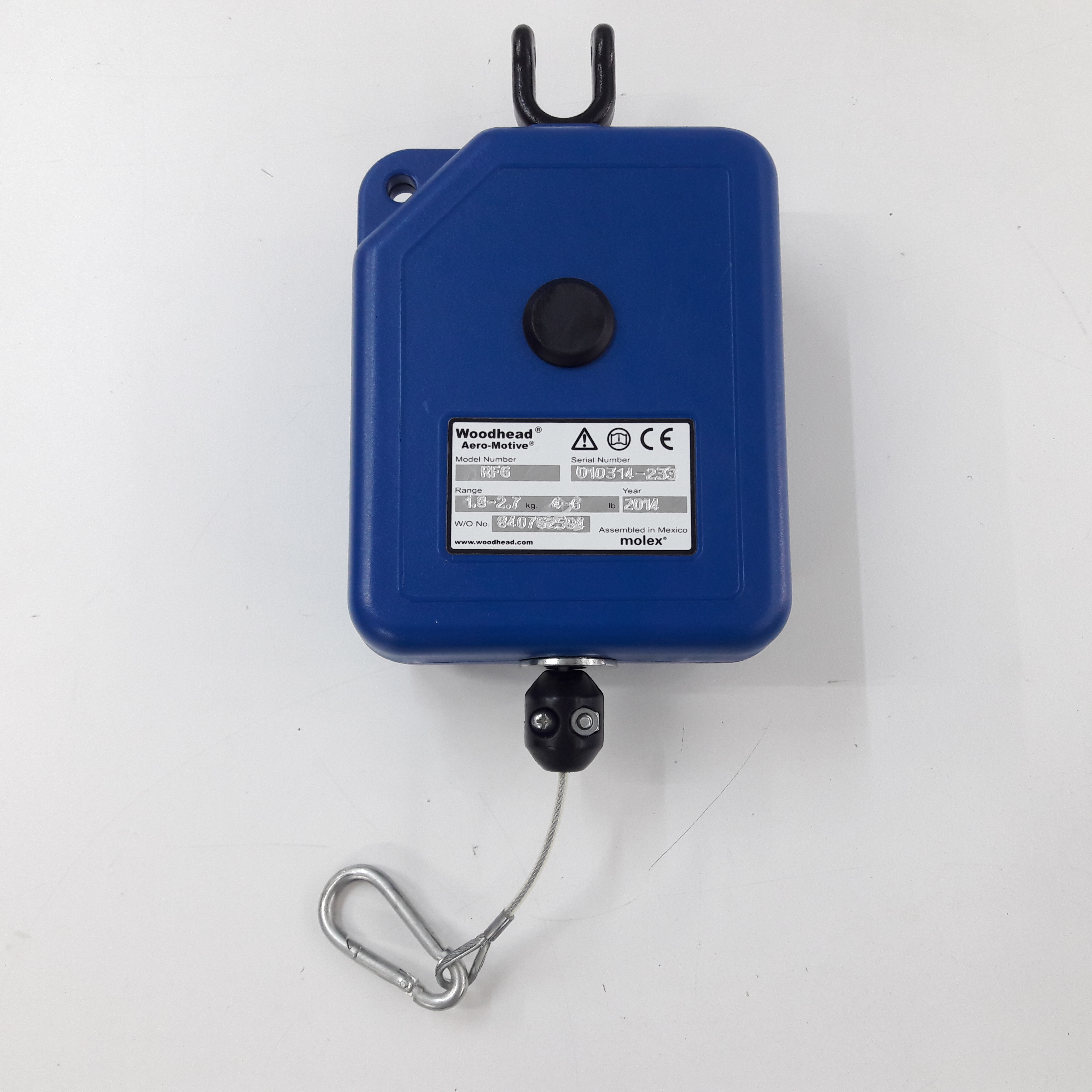 Balancer molex, Aero-Motive Woodhead, รุ่น RF6, 4-6 lb., 1.8-2.7 kg.