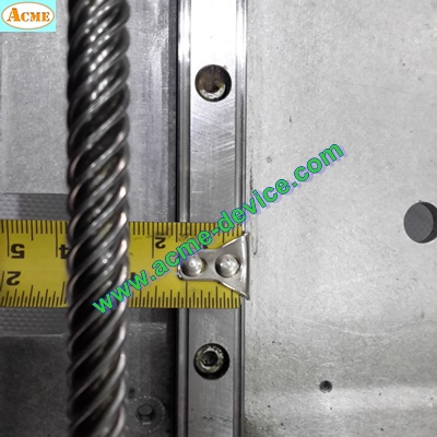 แกนสําเร็จรูป Reed Screw ??? รุ่น ???, ขนาด 200 mm. x 400 mm., Stroke 230, Pit 25 + Linear 15 mm. x 285 mm. (2)