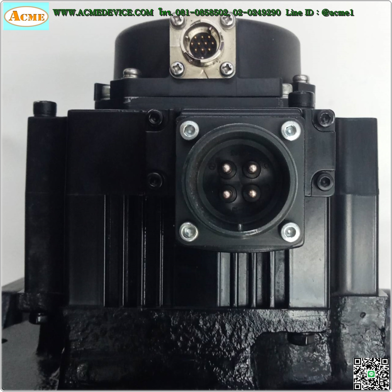 Servo Motor Mitsubishi รุ่น HF-SP52G1H & Gear CNHM-6120-43, Ratio 43:1, 500W