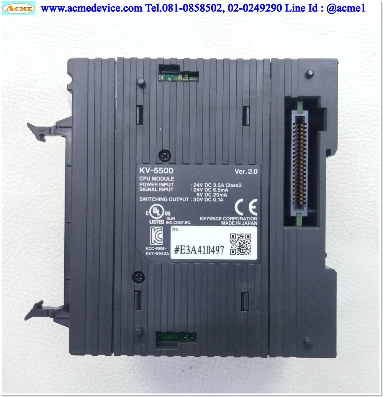 その他 KEYENCE KV-5500 PLC 24V DC 4454478d-13b9-546f-8c0d-