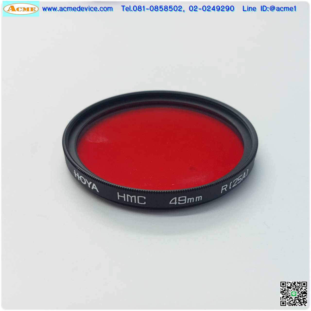 Lens Filter Hoya รุ่น HMC, 49MM RED FILTER R (25A)