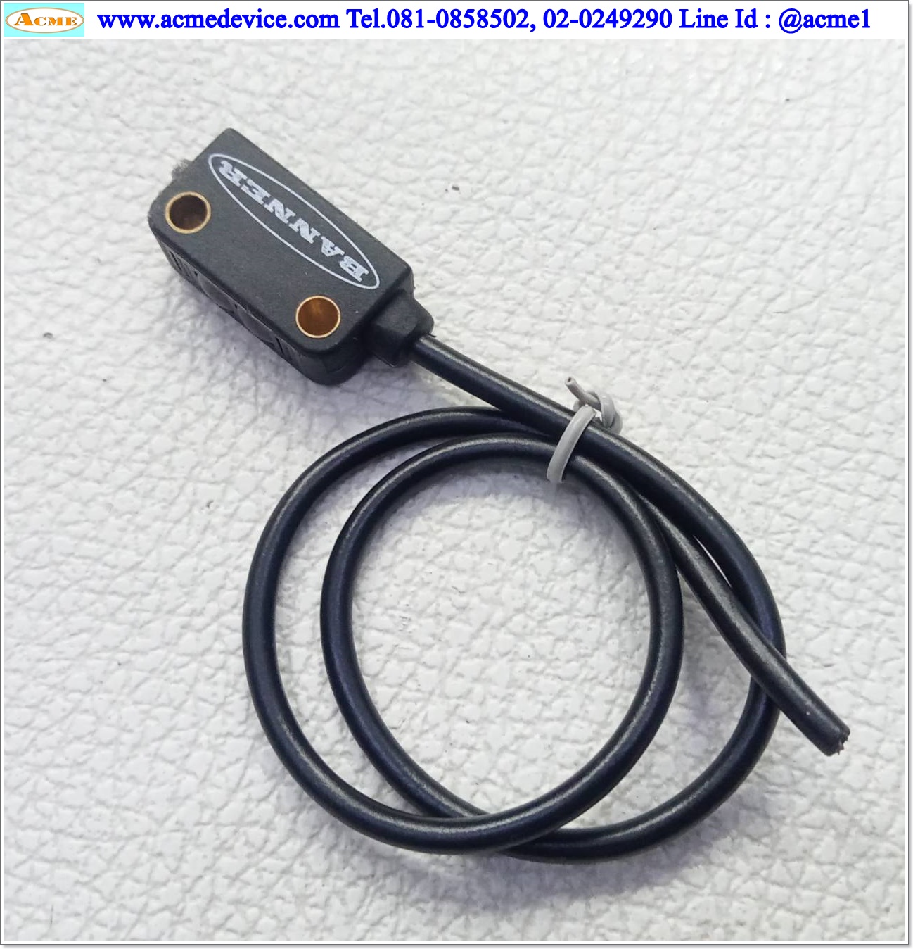 Photoelectric Banner รุ่น DQ12AB6FF30, ระยะ 30mm, NPN & PNP, (รับส่งในตัว)
