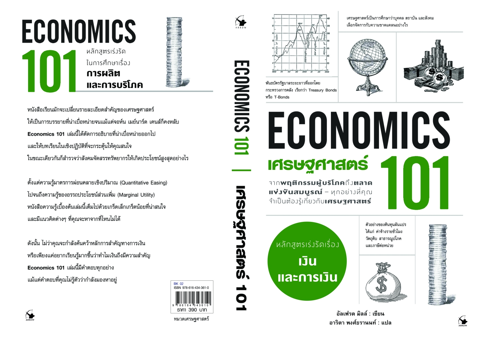 หนังสือเรื่อง เศรษฐศาสร์ 101 (ECONOMIC 101) : อัลเฟรด มิลล์ : สำนักพิมพ์ แอร์โรว์ มัลติมีเดีย