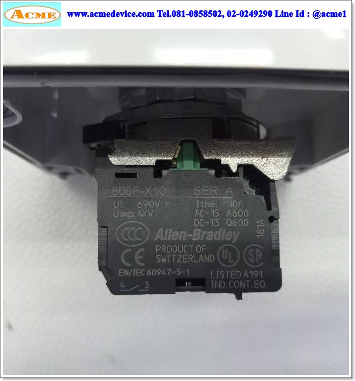 Emergency Switch Allen-Bradley รุ่น 800F, 800F-X10, 800F-X01 (2)