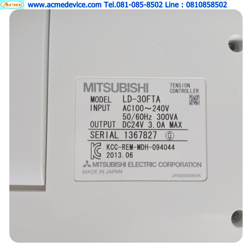 Tension, Controller Mitsubishi รุ่น LD-30FTA, 100-240V