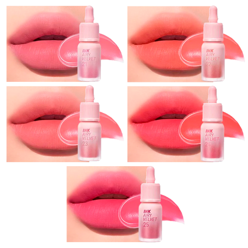 ลิปเพริเพร่า Peripera Lip Ink Airy Velvet 4g #22 Center Peach