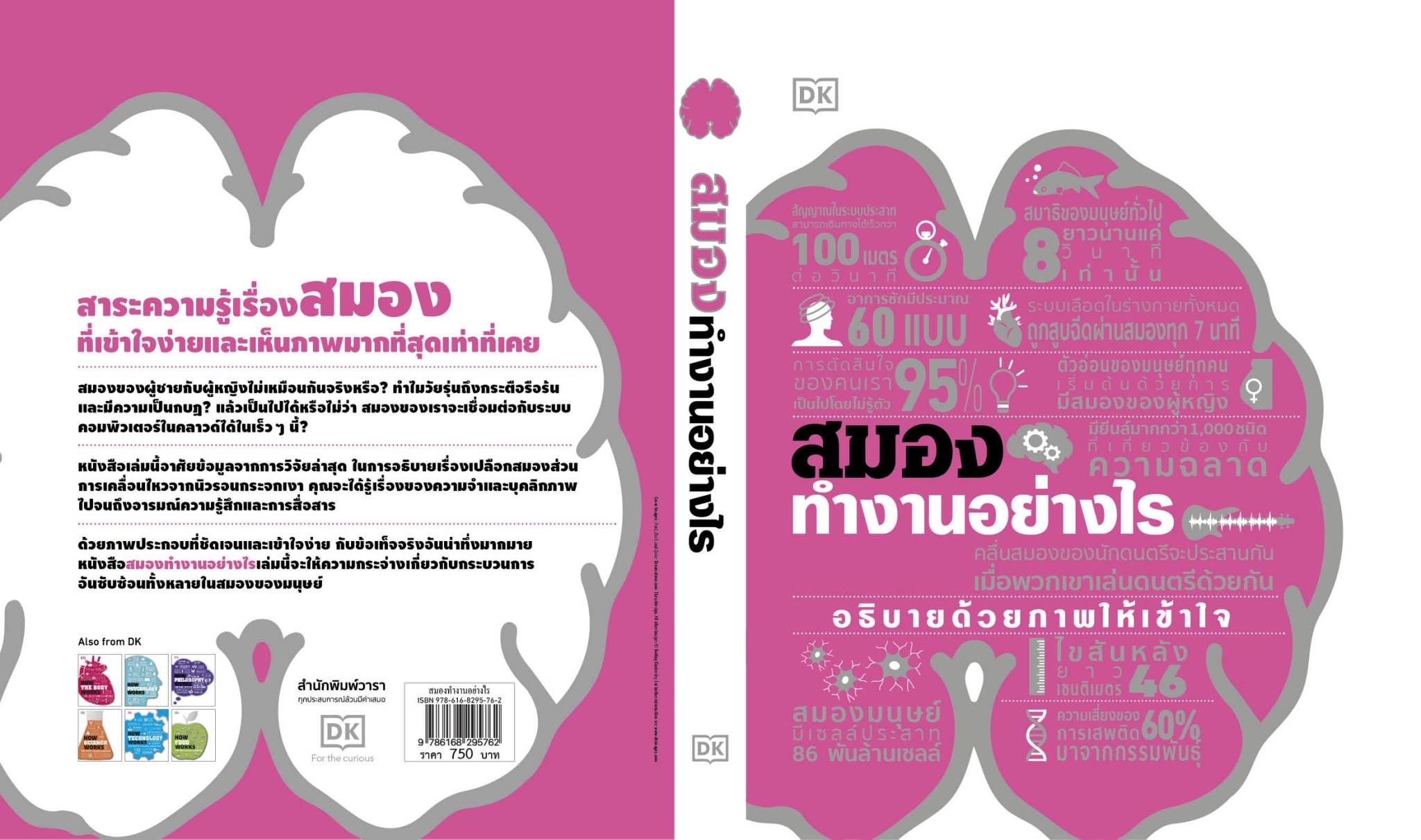 หนังสือเรื่อง สมองทำงานอย่างไร (ปกแข็ง) : สำนักพิมพ์ DK : สำนักพิมพ์ วารา