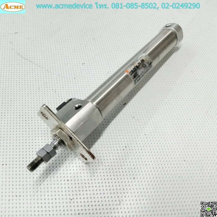 Air Cylinder SMC รุ่น CDBJ2F16-75-RN, Bore 16 mm., Stroke 75 mm.