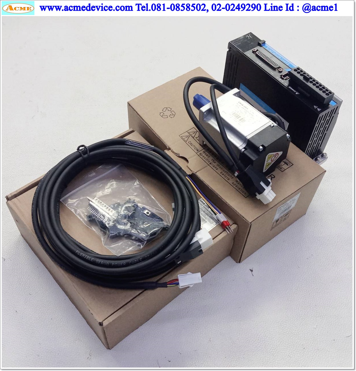 Servo Drive Emheater รุ่น EMSD5-AS040 & Motor EM-60S012N30S22, 400W