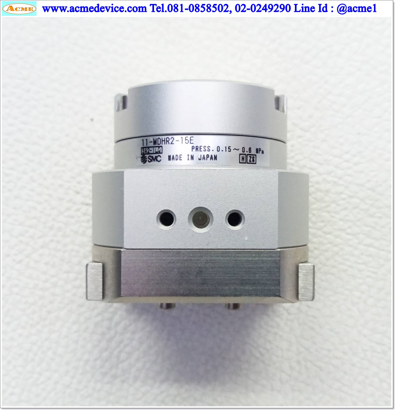 Gripper SMC รุ่น 11-MDHR2-15E, Stroke 8 mm.