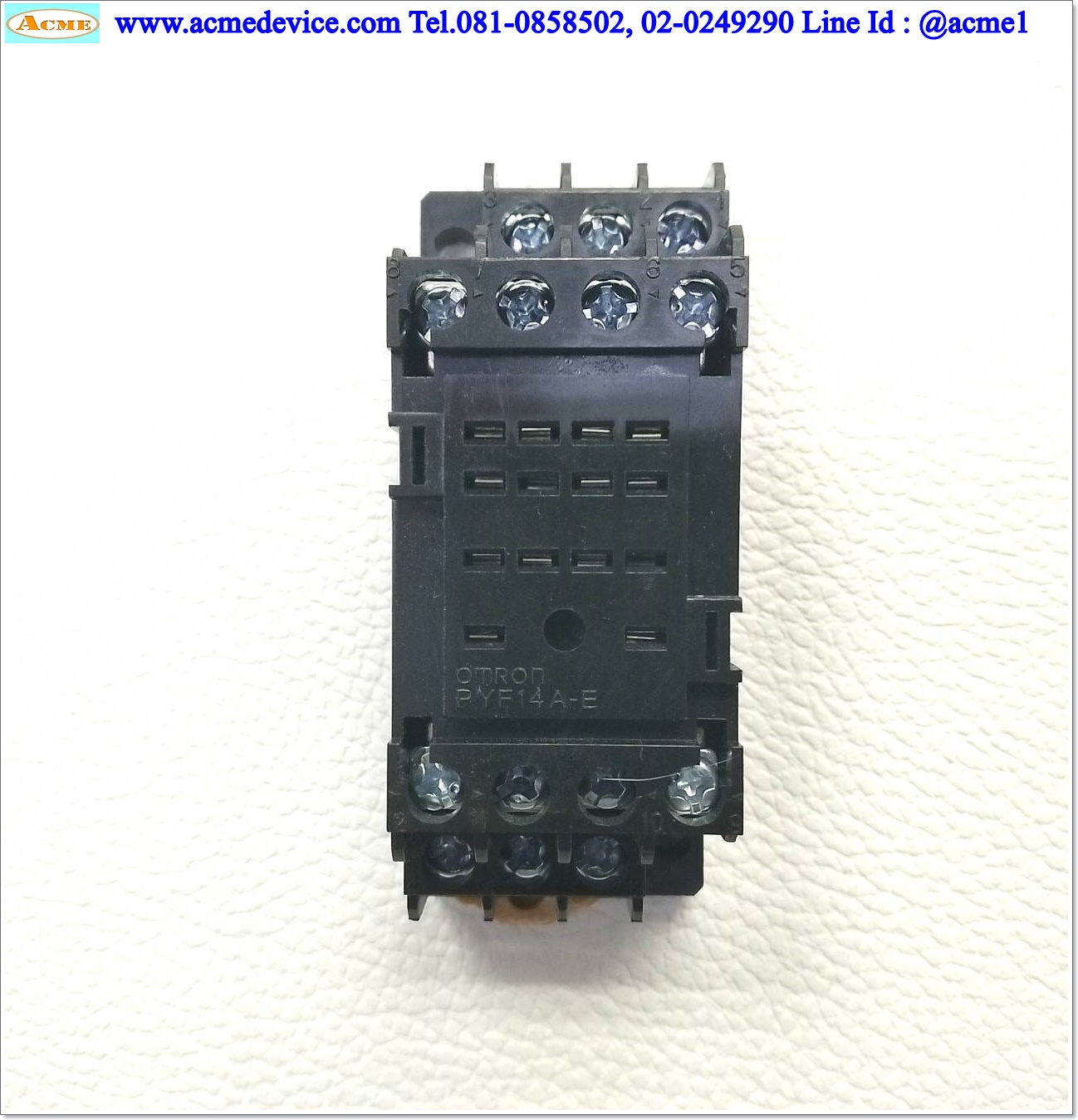 Relay Omron รุ่น MY4N-GS, Coil 24VDC + Socket