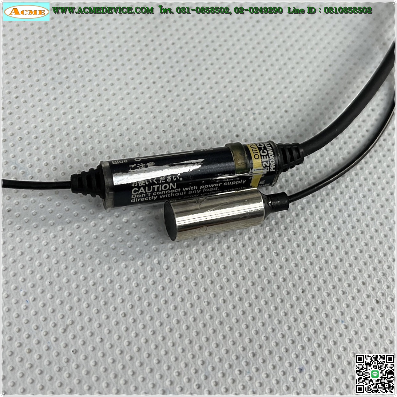 Proximity Omron รุ่น E2EC-C3D1, M8, ระยะ 3mm, 2Wire, NO, Shielded, Inductive