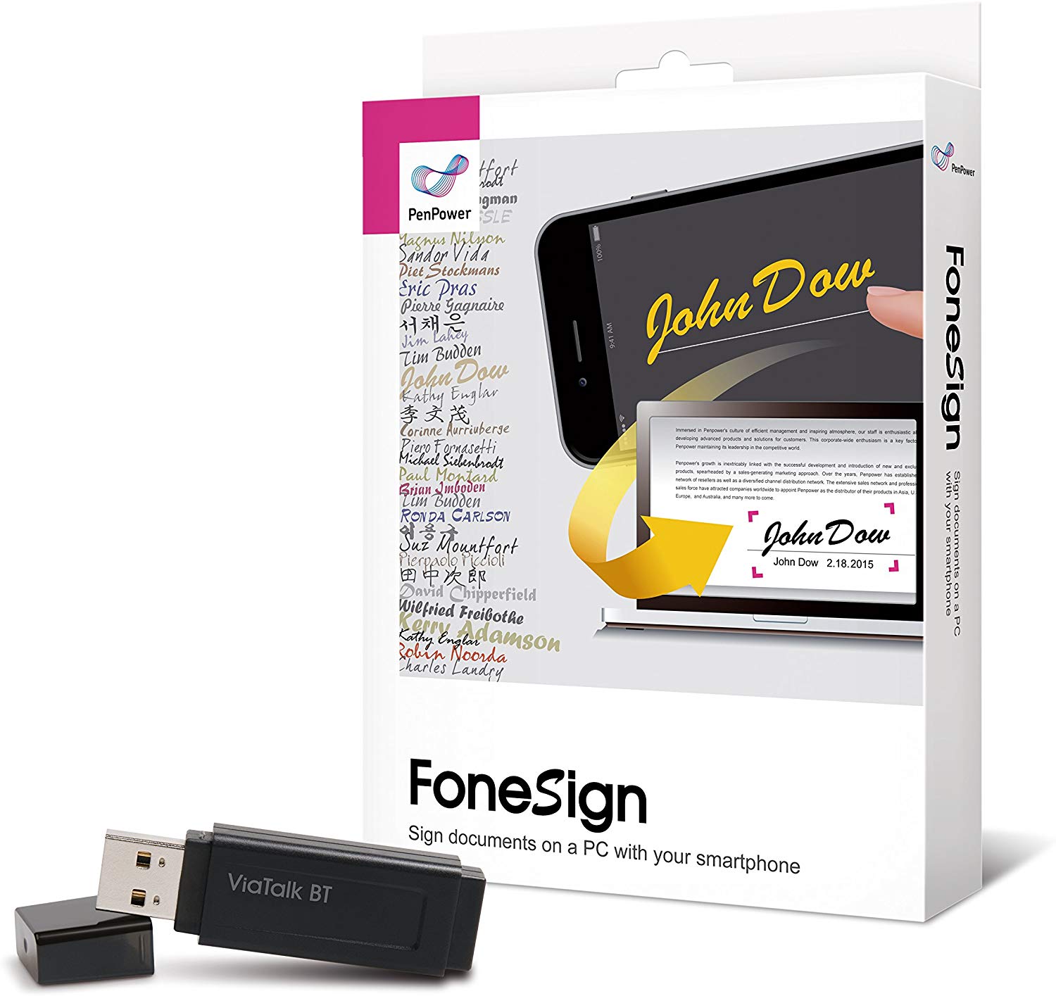 อุปกรณ์ลงลายเซ็นอิเล็กทรอนิกส์ PenPower รุ่น FoneSign