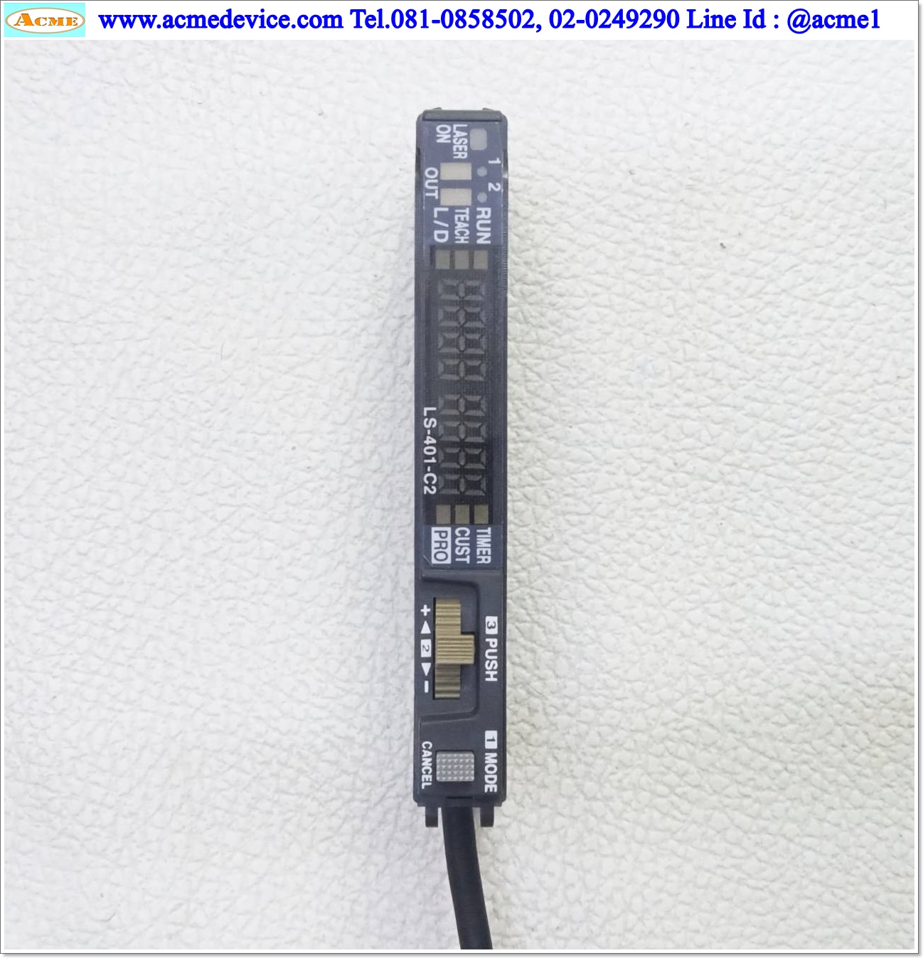 Laser Amp Panasonic/SUNX รุ่น LS-401-C2, NPN (ไม่มีฝา)