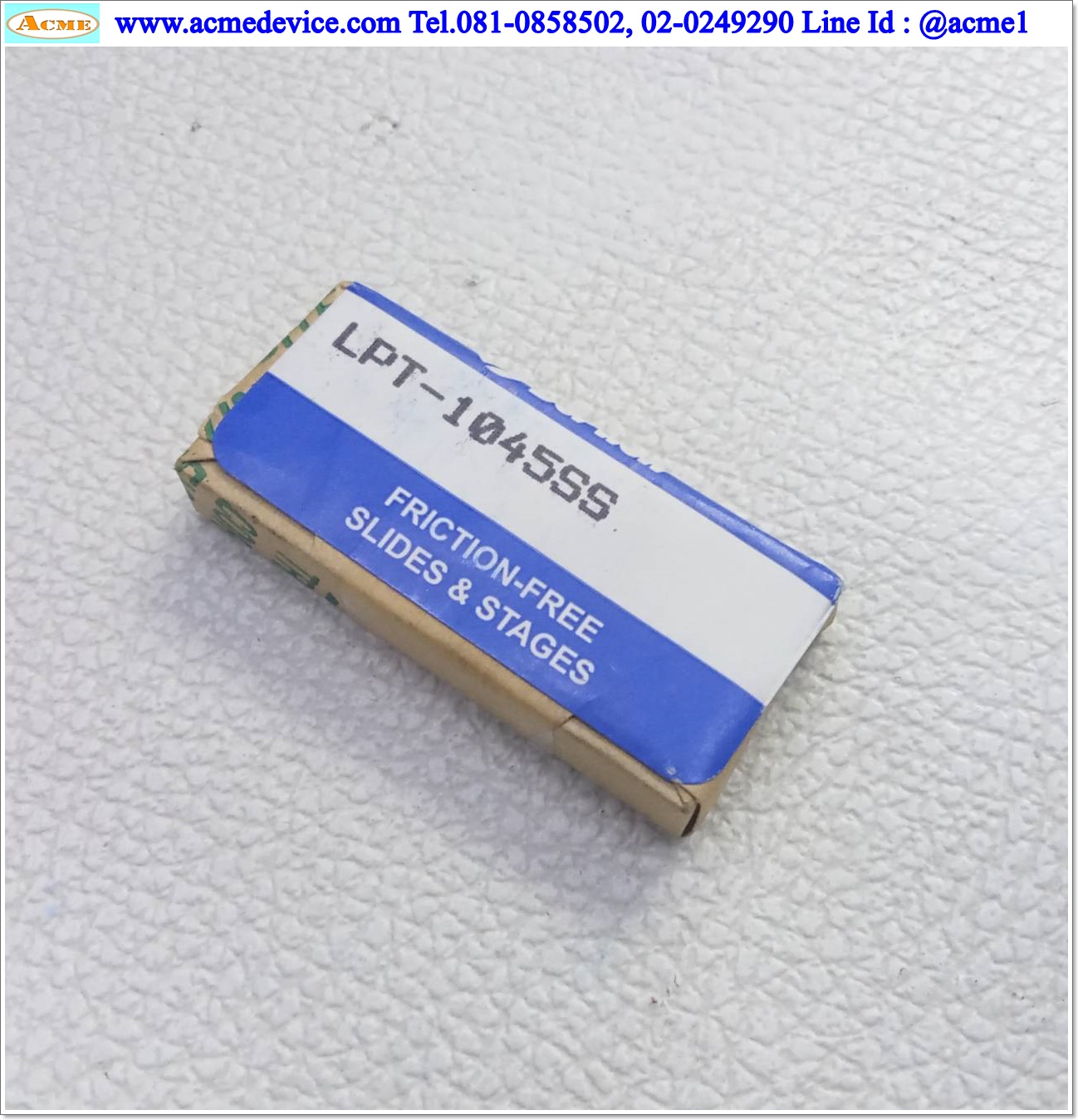 Linear Ball Slide Del-tron รุ่น LPT-1045SS, 20 mm. x 45 mm., Stroke 25 mm.