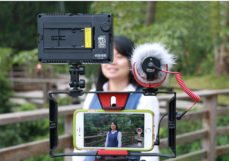 Ulanzi Smartphone video rig อุปกรณ์สำหรับติดไมค์ ไฟLEDกับมือถือทุกรุ่น
