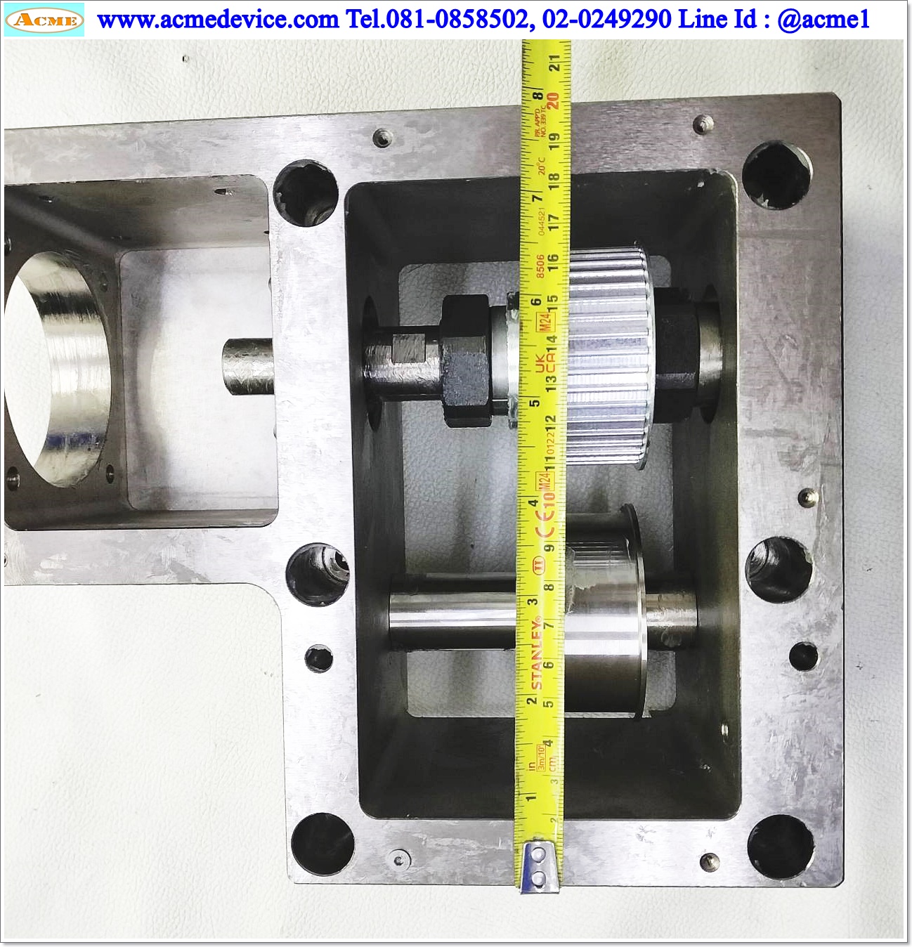 ชุด Timing Belt & Pully, ขนาดหน้ากว้างไทม์มิ่ง 26 mm., Stroke 130 mm., สูง 235 mm.