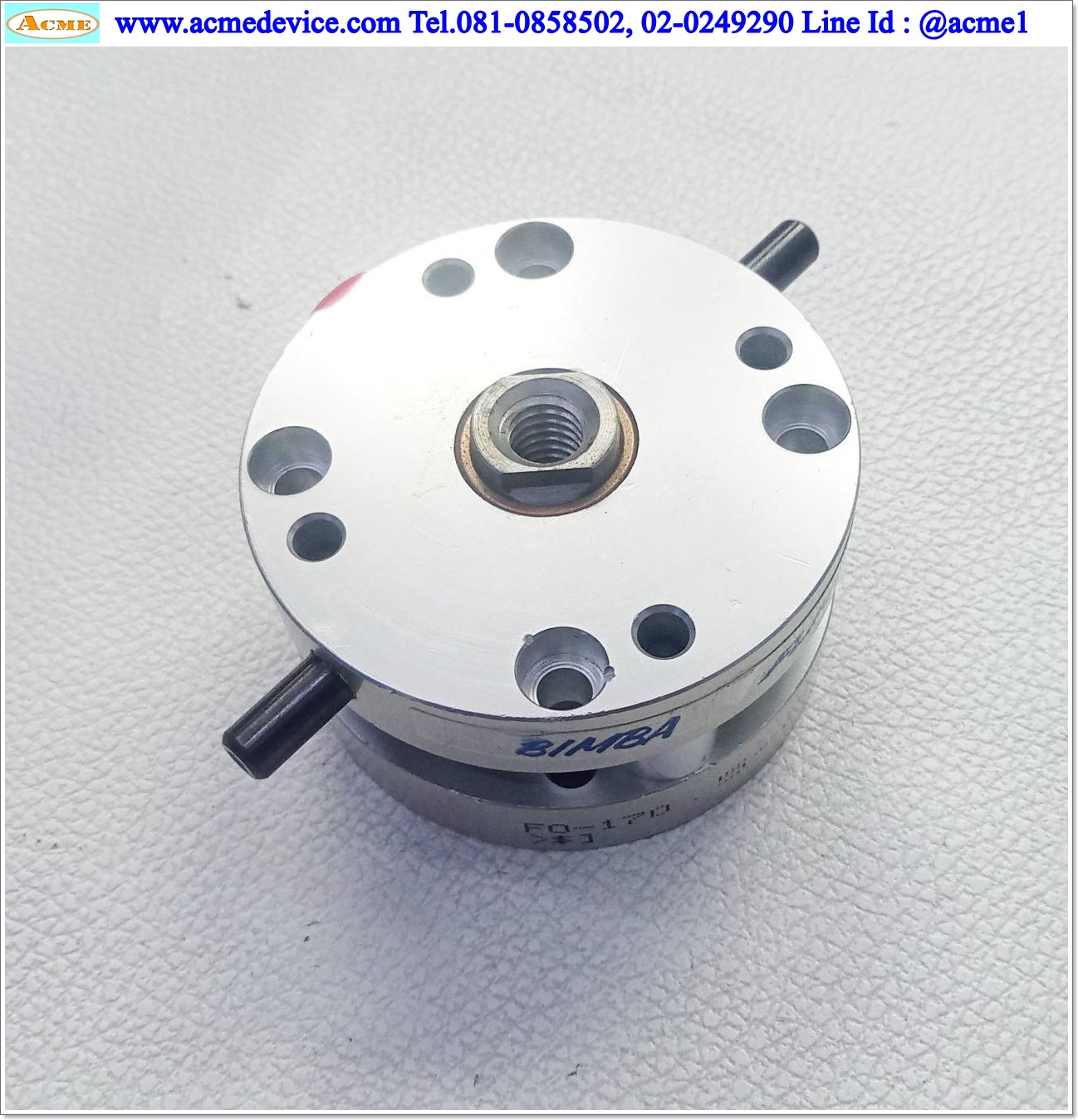 Flat Cylinder Bimba รุ่น FO-170.5-2FCFT, Bore 1-1/2", Stroke 1/2"