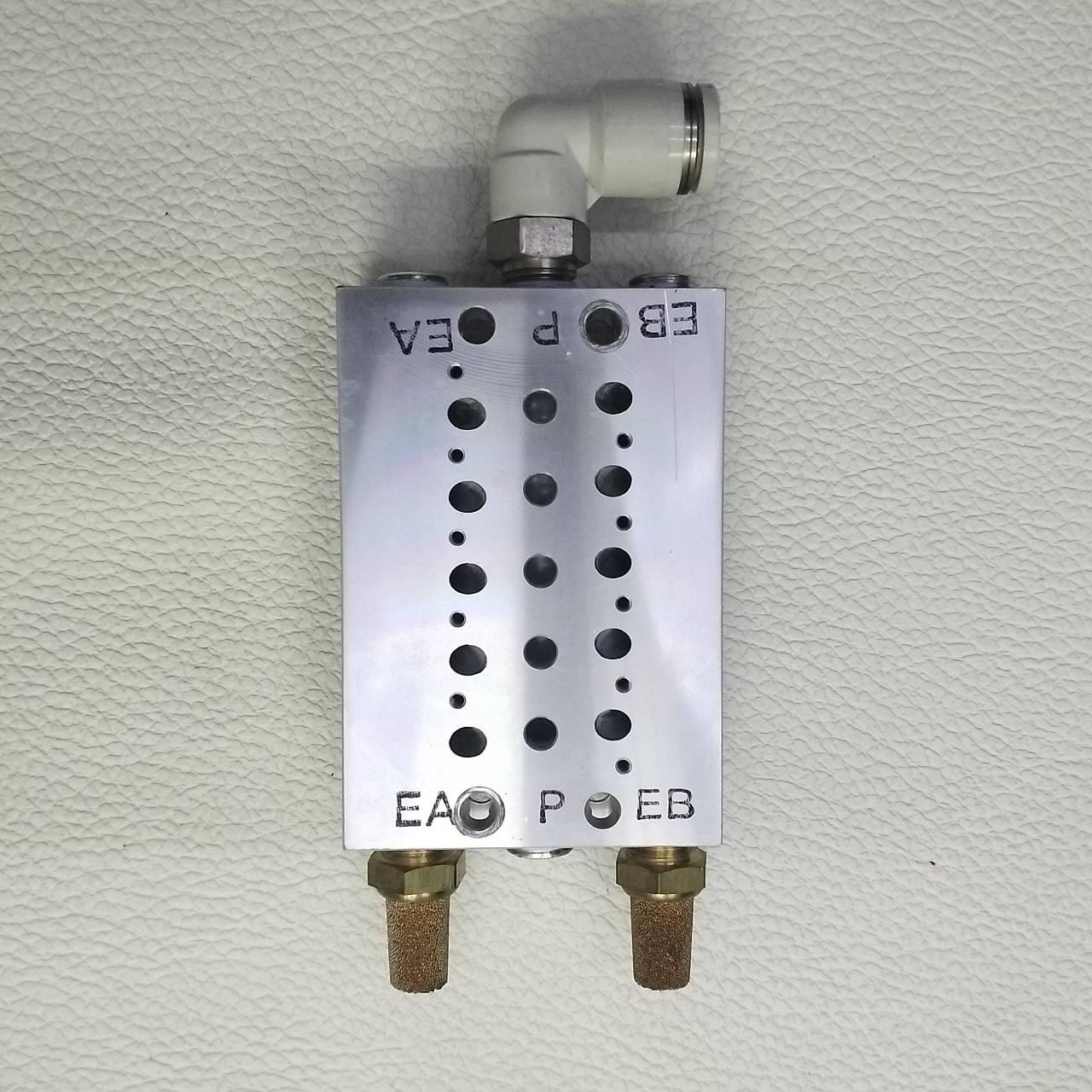 Manifold SMC รุ่น SS5Y3-20-05, 5 station, for Solenoid SY3