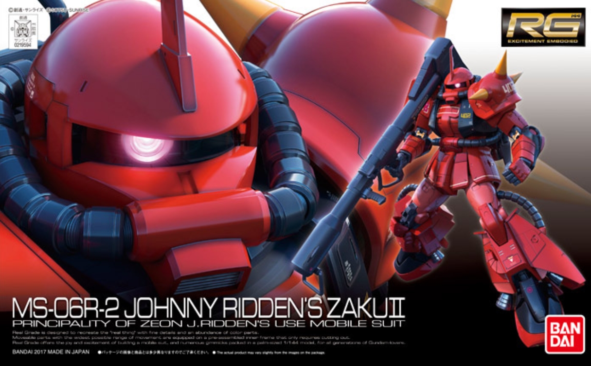RG 1/144 JOHNNY RIDDEN'S ZAKU II 