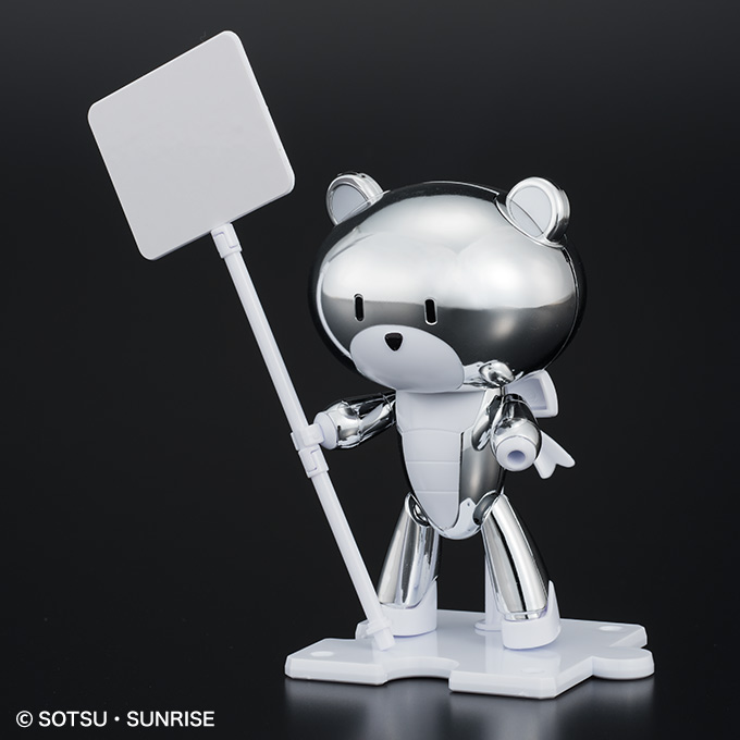 BANDAI HG [GUNDAM BASE LIMITED] PETIT'GGUY SILVER SPARKLE & PLACARD โมเดล กันดั้ม กันพลา PS TOYLAND
